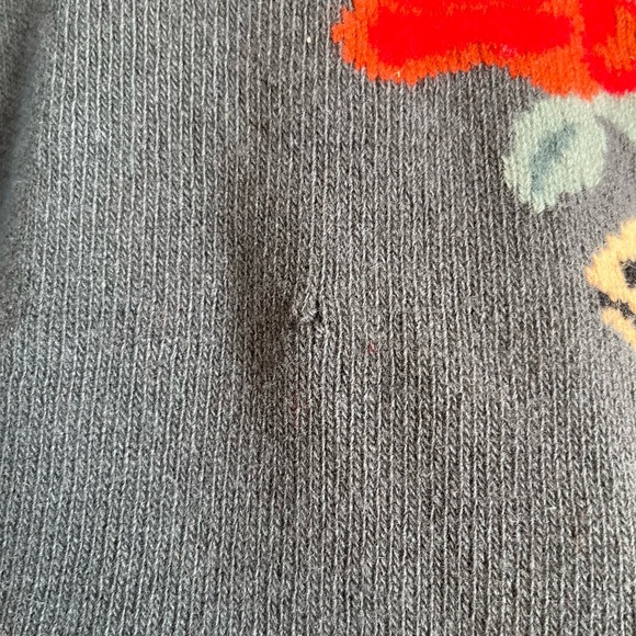 Krizia MAGLIA Wool-Cashmere-Angora embroidered bunch of flowers with dog - Picture 7 of 14